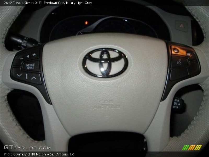 Predawn Gray Mica / Light Gray 2012 Toyota Sienna XLE