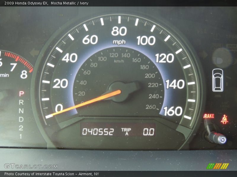 Mocha Metallic / Ivory 2009 Honda Odyssey EX