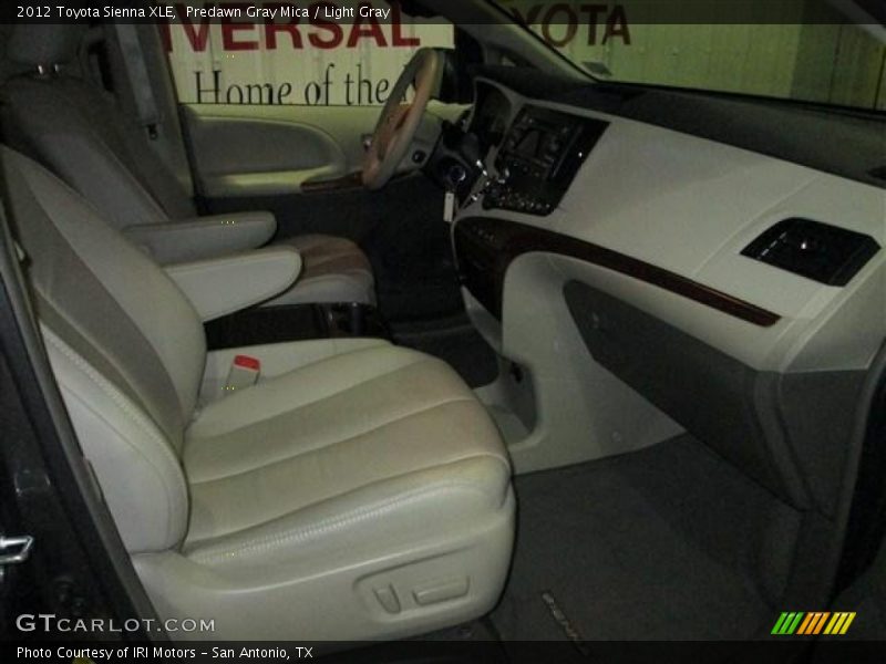 Predawn Gray Mica / Light Gray 2012 Toyota Sienna XLE