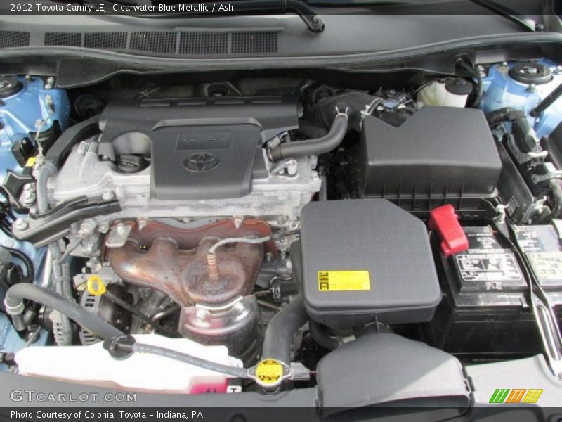 Clearwater Blue Metallic / Ash 2012 Toyota Camry LE
