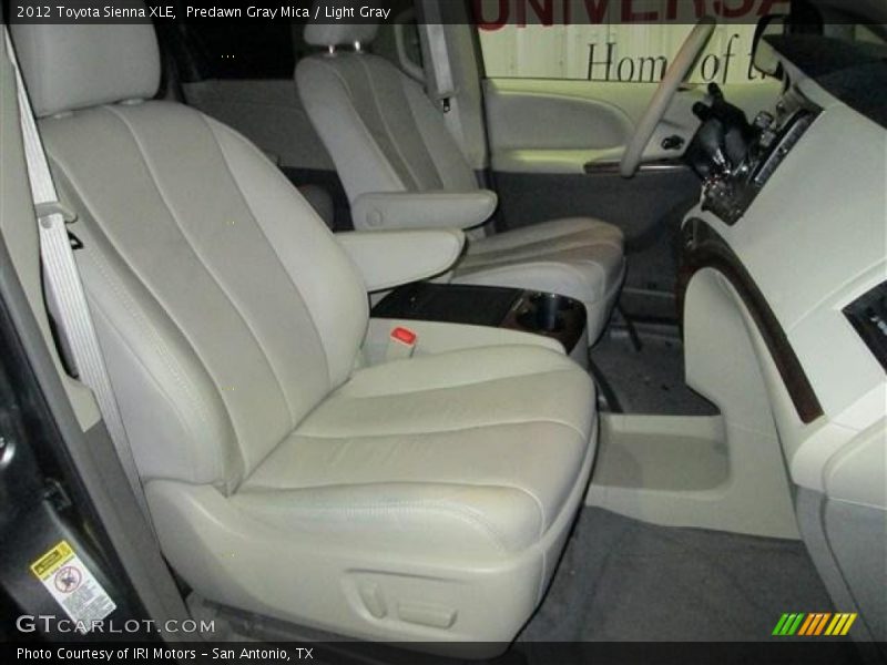Predawn Gray Mica / Light Gray 2012 Toyota Sienna XLE