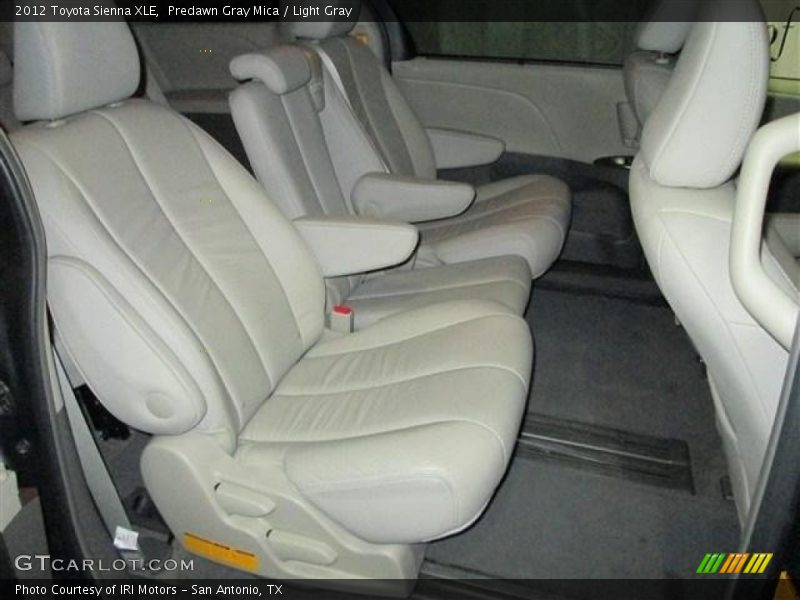Predawn Gray Mica / Light Gray 2012 Toyota Sienna XLE