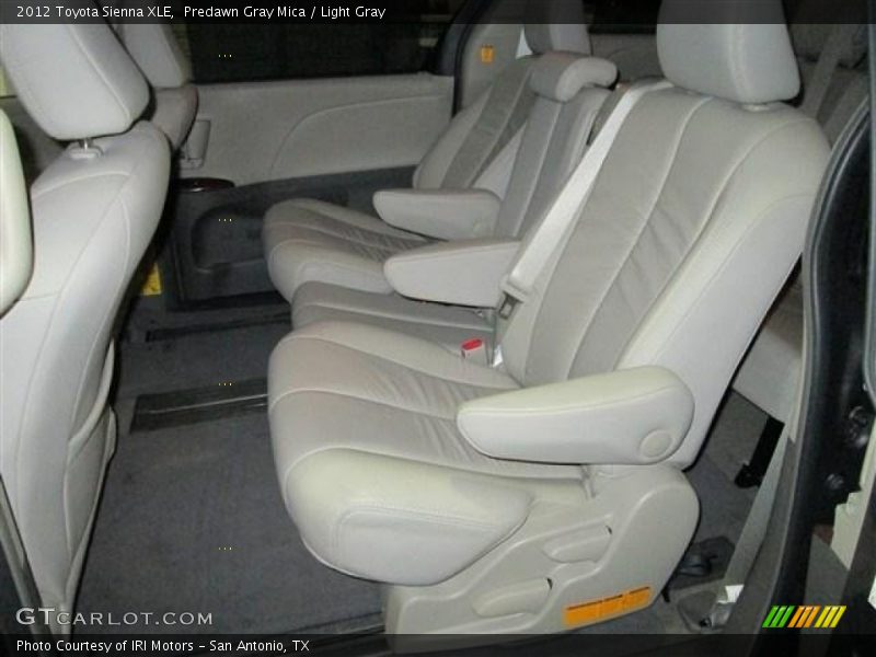 Predawn Gray Mica / Light Gray 2012 Toyota Sienna XLE
