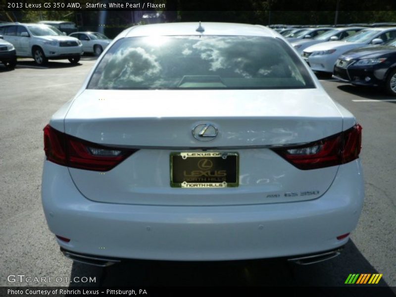 Starfire White Pearl / Flaxen 2013 Lexus GS 350 AWD