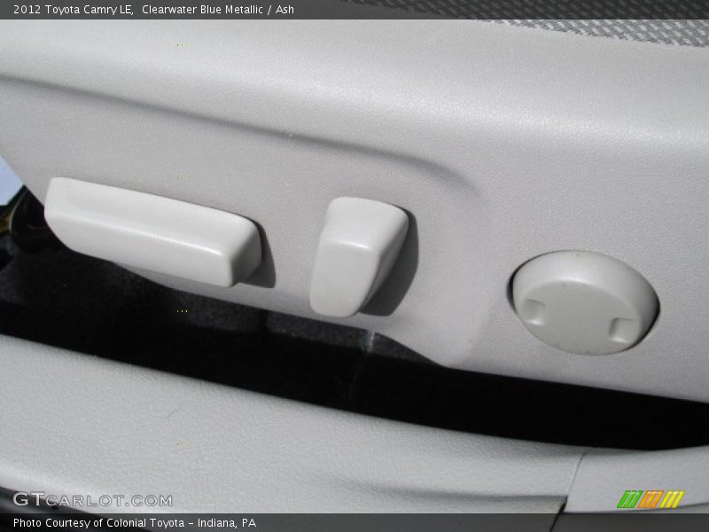 Clearwater Blue Metallic / Ash 2012 Toyota Camry LE