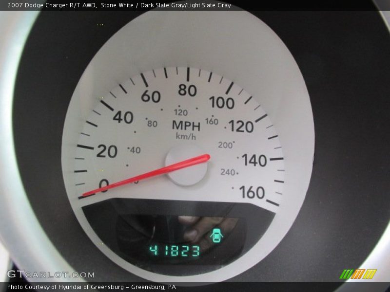 Stone White / Dark Slate Gray/Light Slate Gray 2007 Dodge Charger R/T AWD