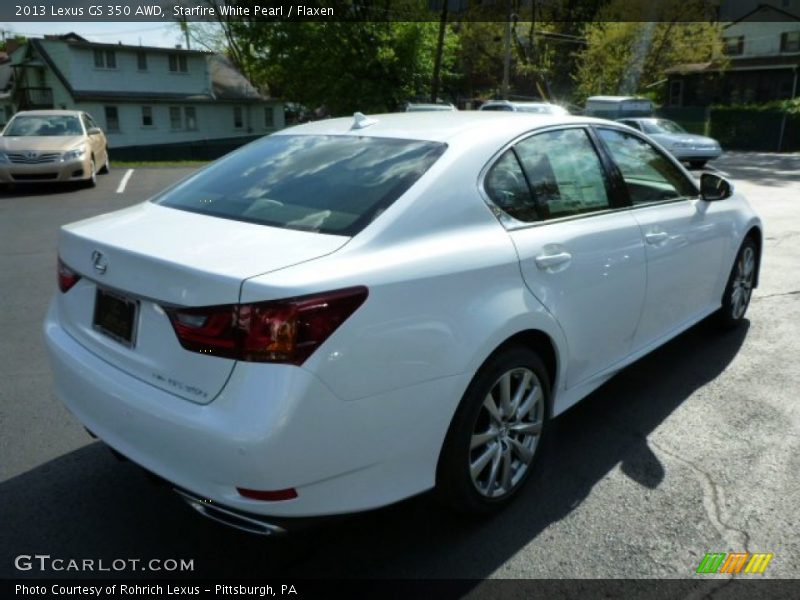 Starfire White Pearl / Flaxen 2013 Lexus GS 350 AWD