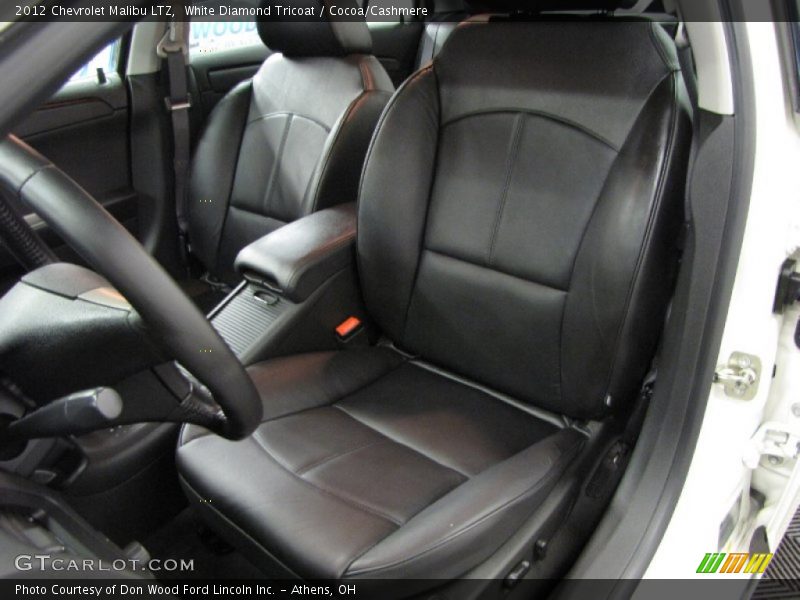 White Diamond Tricoat / Cocoa/Cashmere 2012 Chevrolet Malibu LTZ
