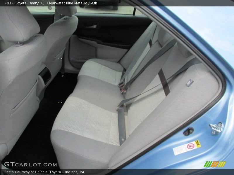 Clearwater Blue Metallic / Ash 2012 Toyota Camry LE