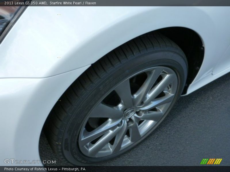 Starfire White Pearl / Flaxen 2013 Lexus GS 350 AWD