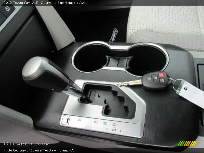 Clearwater Blue Metallic / Ash 2012 Toyota Camry LE