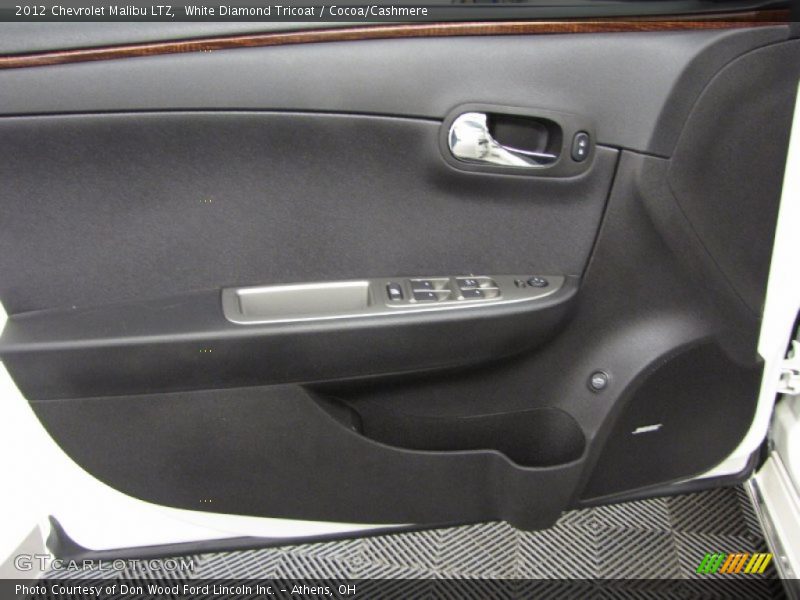 White Diamond Tricoat / Cocoa/Cashmere 2012 Chevrolet Malibu LTZ