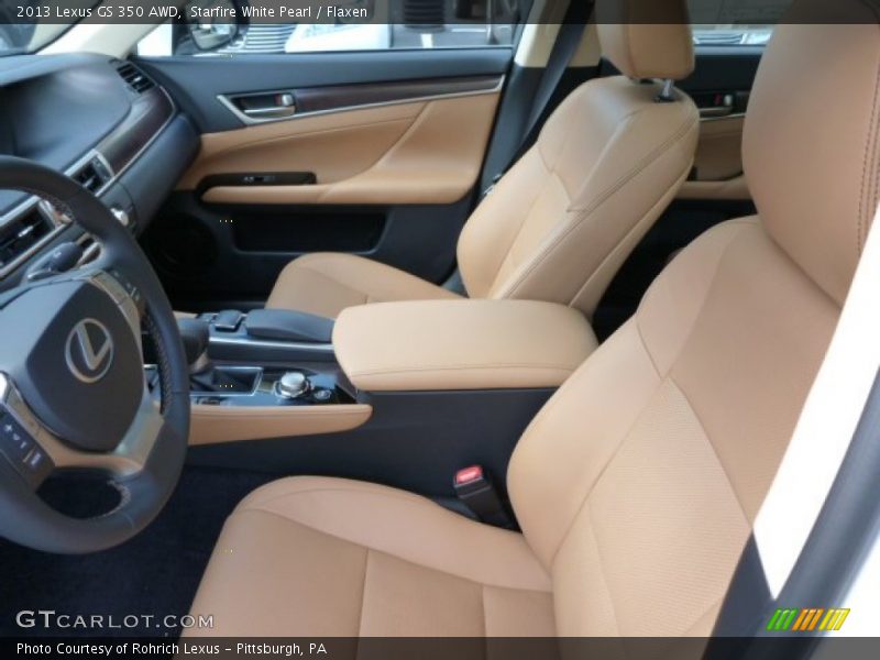 Starfire White Pearl / Flaxen 2013 Lexus GS 350 AWD
