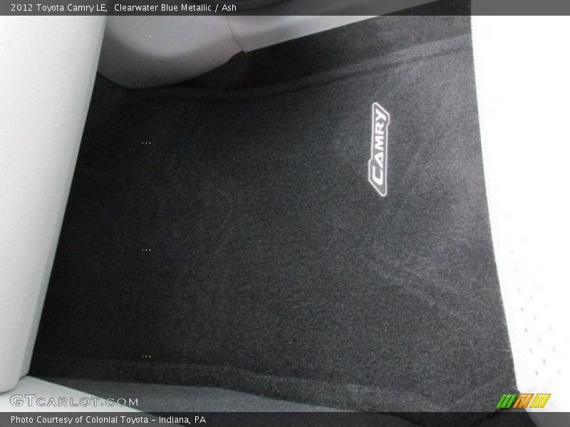 Clearwater Blue Metallic / Ash 2012 Toyota Camry LE