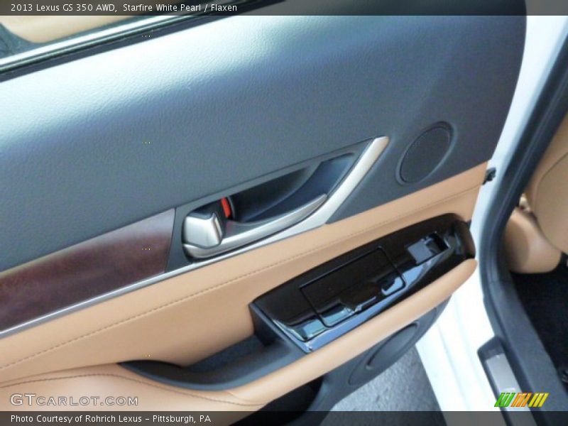 Starfire White Pearl / Flaxen 2013 Lexus GS 350 AWD