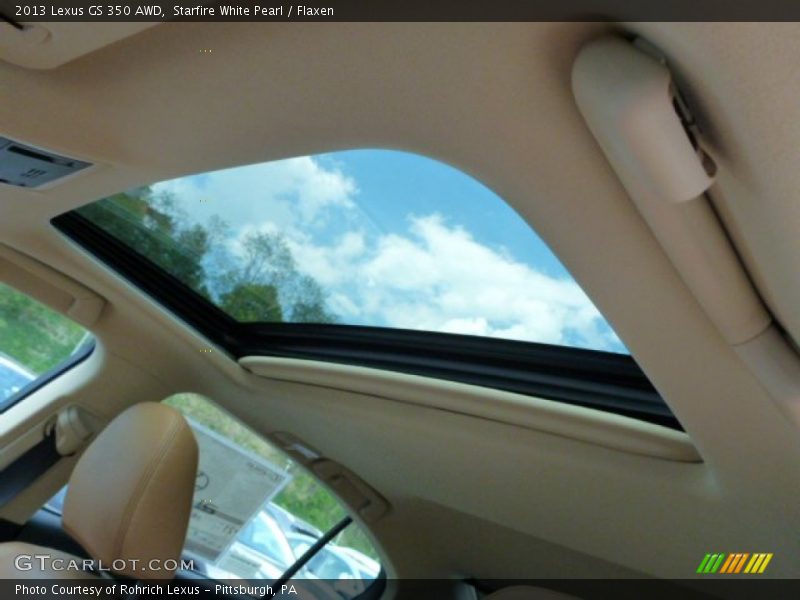 Starfire White Pearl / Flaxen 2013 Lexus GS 350 AWD