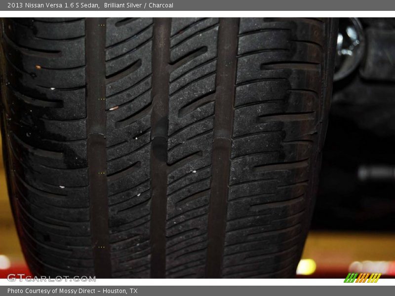 Brilliant Silver / Charcoal 2013 Nissan Versa 1.6 S Sedan