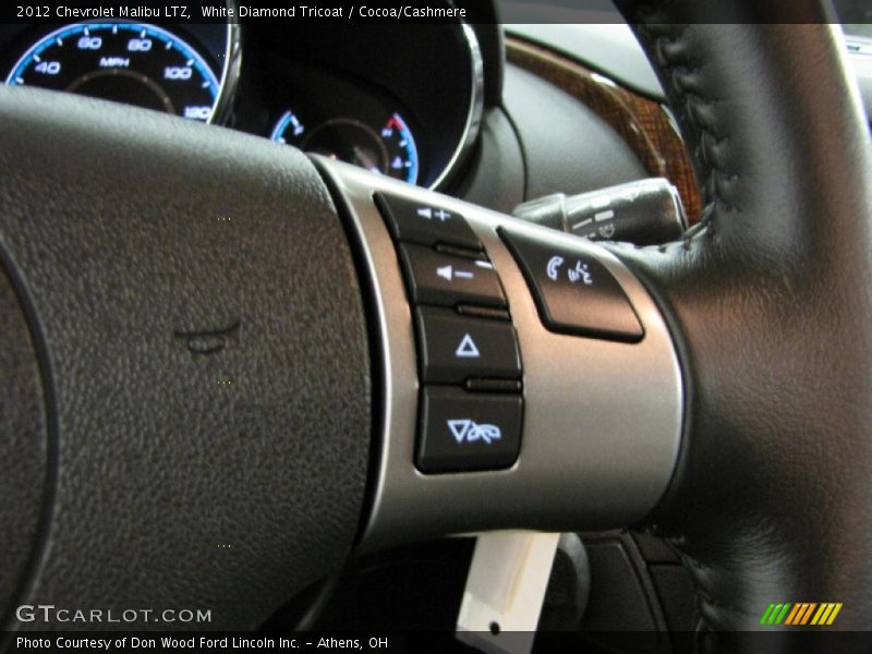 White Diamond Tricoat / Cocoa/Cashmere 2012 Chevrolet Malibu LTZ