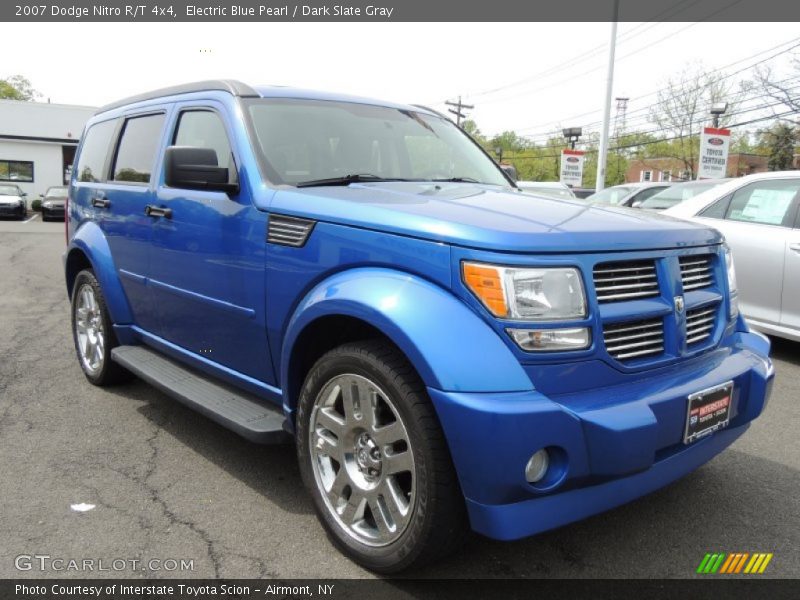 Electric Blue Pearl / Dark Slate Gray 2007 Dodge Nitro R/T 4x4