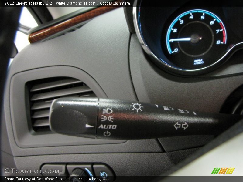White Diamond Tricoat / Cocoa/Cashmere 2012 Chevrolet Malibu LTZ