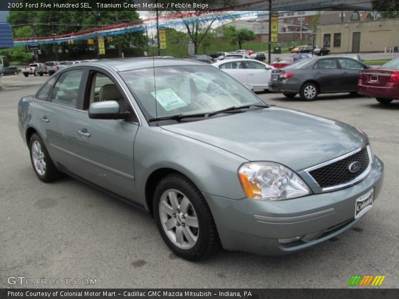 Titanium Green Metallic / Pebble Beige 2005 Ford Five Hundred SEL