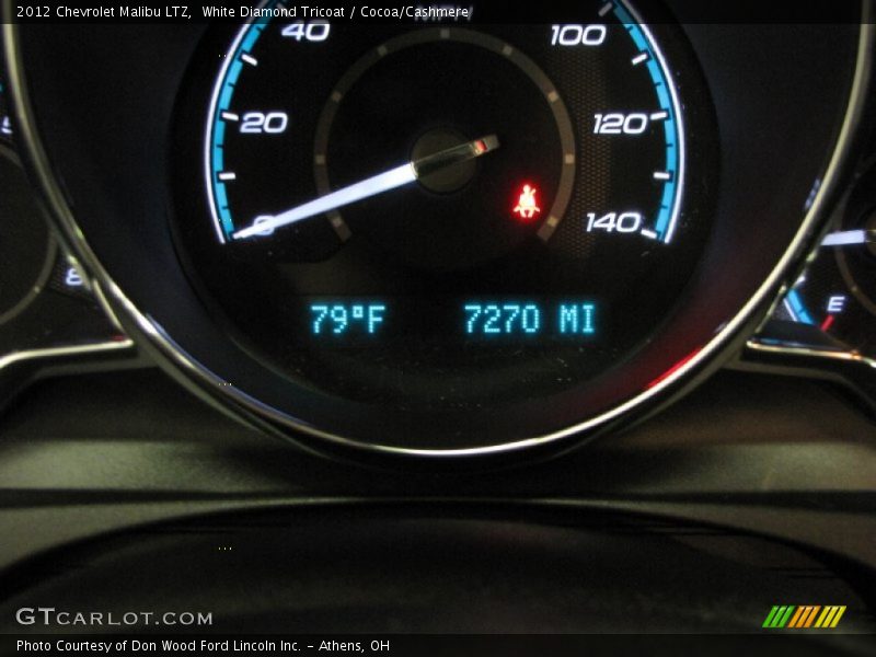 White Diamond Tricoat / Cocoa/Cashmere 2012 Chevrolet Malibu LTZ