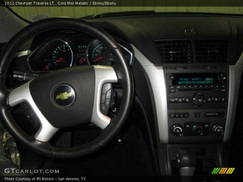 Gold Mist Metallic / Ebony/Ebony 2011 Chevrolet Traverse LT