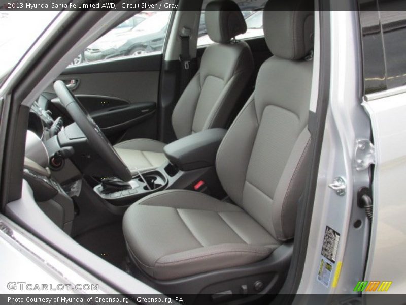 Front Seat of 2013 Santa Fe Limited AWD