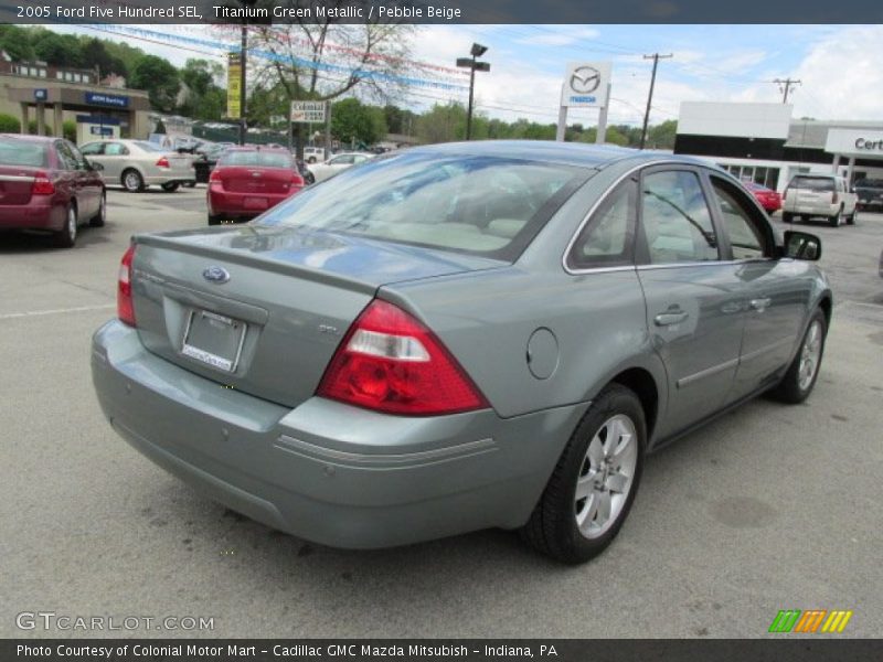 Titanium Green Metallic / Pebble Beige 2005 Ford Five Hundred SEL