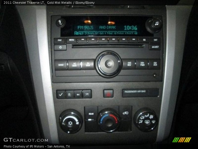 Gold Mist Metallic / Ebony/Ebony 2011 Chevrolet Traverse LT