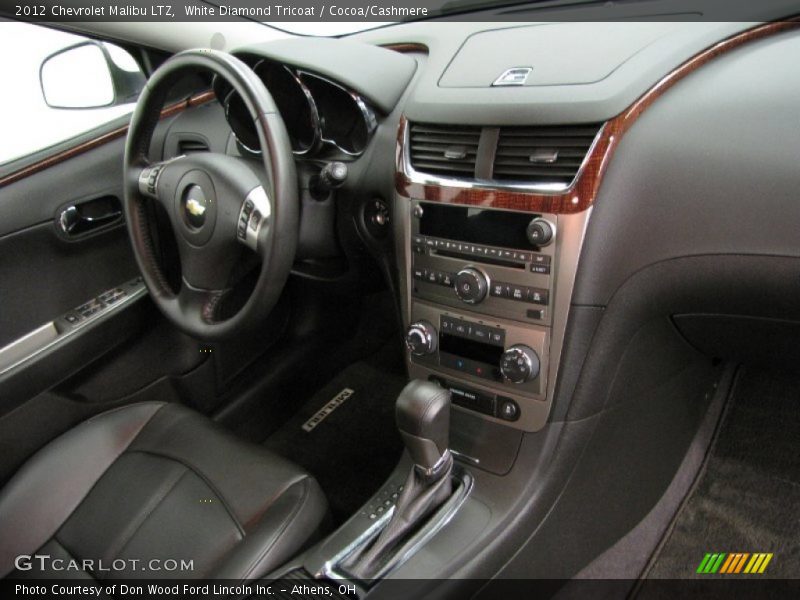 White Diamond Tricoat / Cocoa/Cashmere 2012 Chevrolet Malibu LTZ