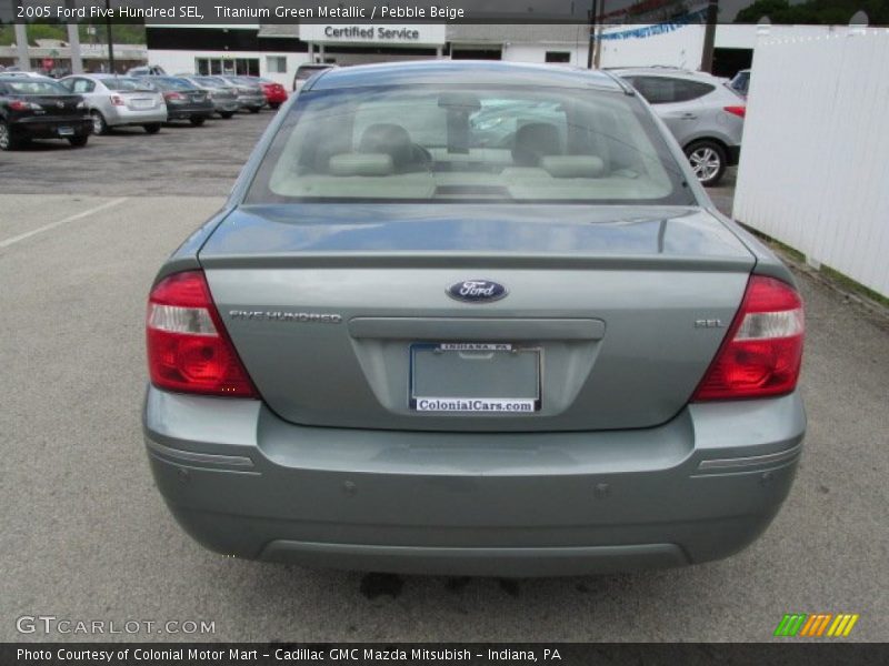 Titanium Green Metallic / Pebble Beige 2005 Ford Five Hundred SEL