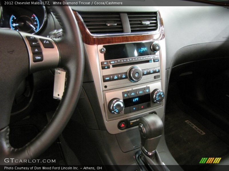 White Diamond Tricoat / Cocoa/Cashmere 2012 Chevrolet Malibu LTZ