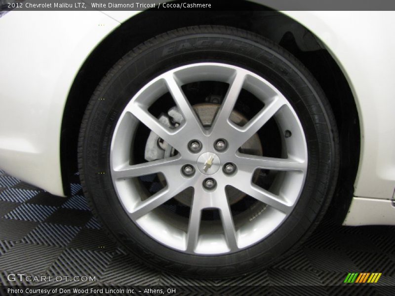 White Diamond Tricoat / Cocoa/Cashmere 2012 Chevrolet Malibu LTZ