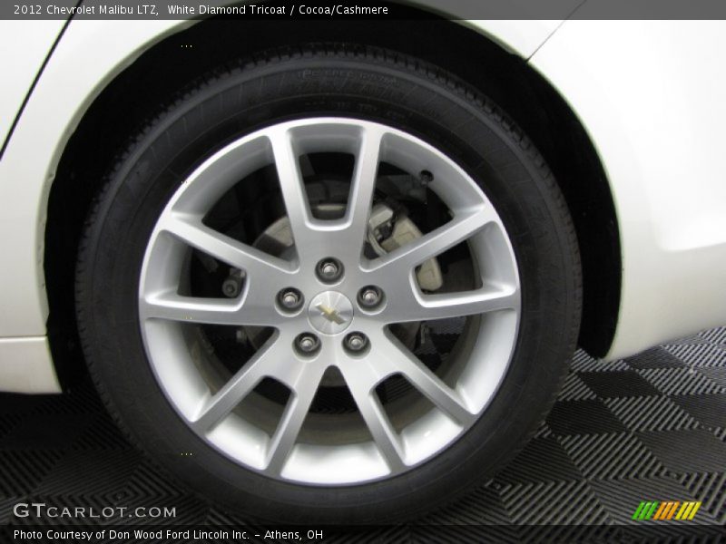 White Diamond Tricoat / Cocoa/Cashmere 2012 Chevrolet Malibu LTZ