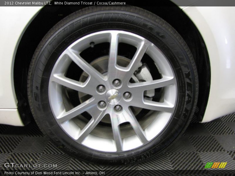 White Diamond Tricoat / Cocoa/Cashmere 2012 Chevrolet Malibu LTZ