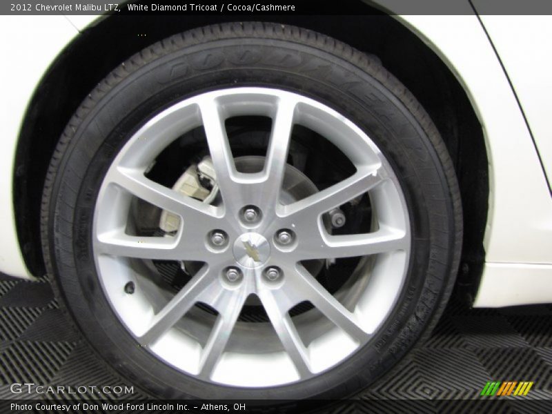White Diamond Tricoat / Cocoa/Cashmere 2012 Chevrolet Malibu LTZ
