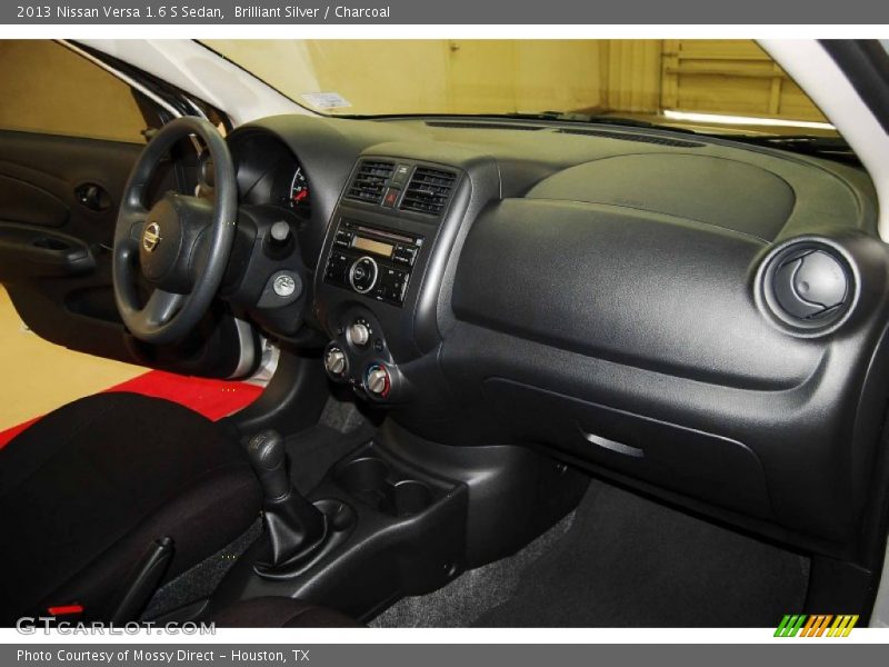 Brilliant Silver / Charcoal 2013 Nissan Versa 1.6 S Sedan