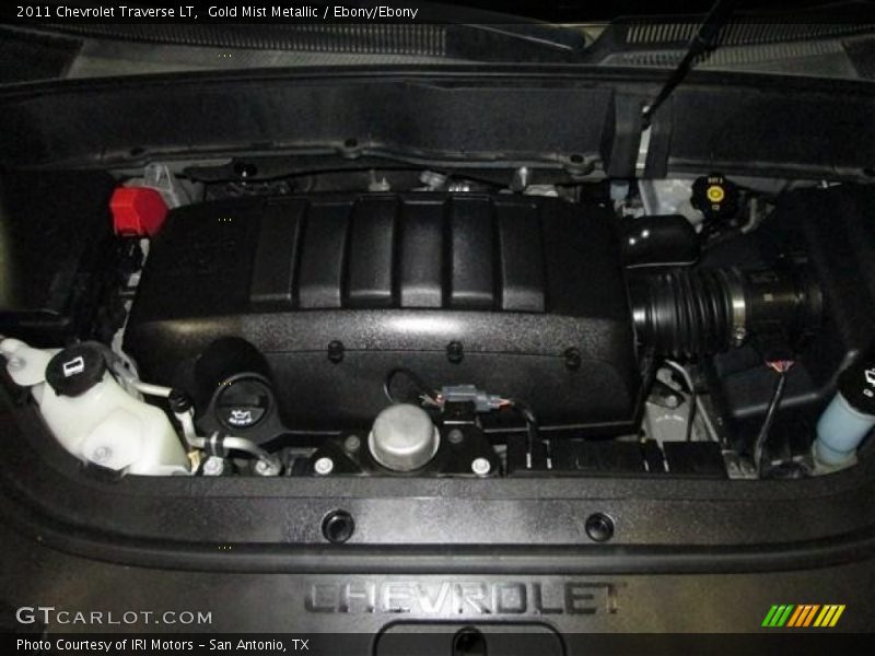 Gold Mist Metallic / Ebony/Ebony 2011 Chevrolet Traverse LT