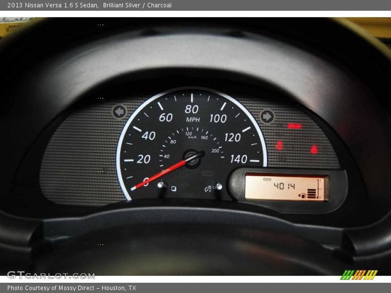 Brilliant Silver / Charcoal 2013 Nissan Versa 1.6 S Sedan