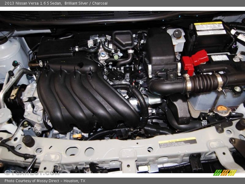Brilliant Silver / Charcoal 2013 Nissan Versa 1.6 S Sedan