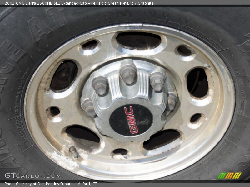 Polo Green Metallic / Graphite 2002 GMC Sierra 2500HD SLE Extended Cab 4x4