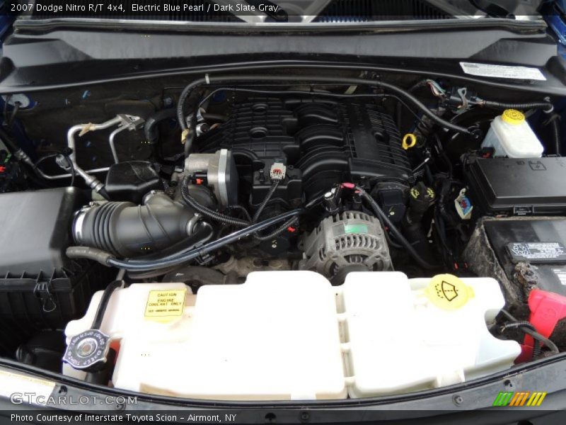 Electric Blue Pearl / Dark Slate Gray 2007 Dodge Nitro R/T 4x4