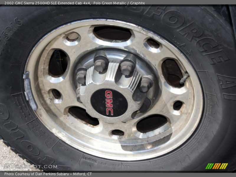 Polo Green Metallic / Graphite 2002 GMC Sierra 2500HD SLE Extended Cab 4x4