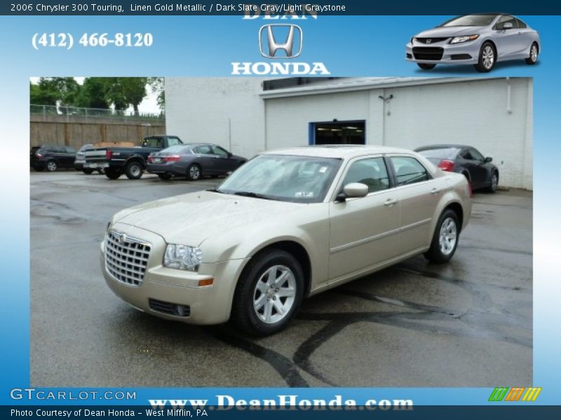 Linen Gold Metallic / Dark Slate Gray/Light Graystone 2006 Chrysler 300 Touring