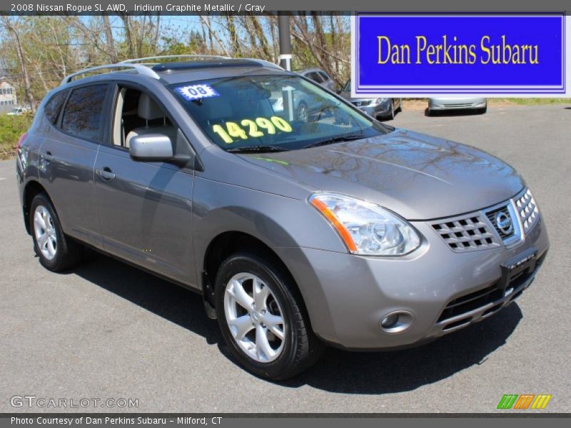 Iridium Graphite Metallic / Gray 2008 Nissan Rogue SL AWD
