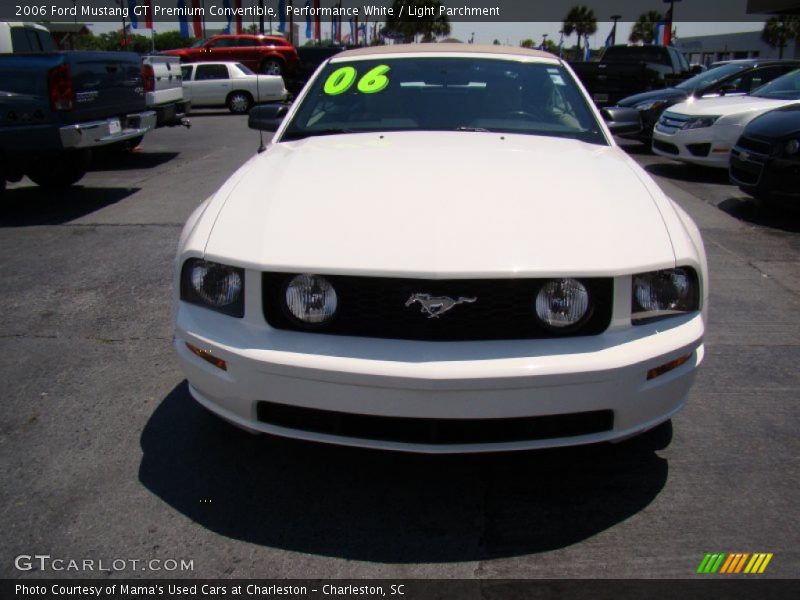 Performance White / Light Parchment 2006 Ford Mustang GT Premium Convertible