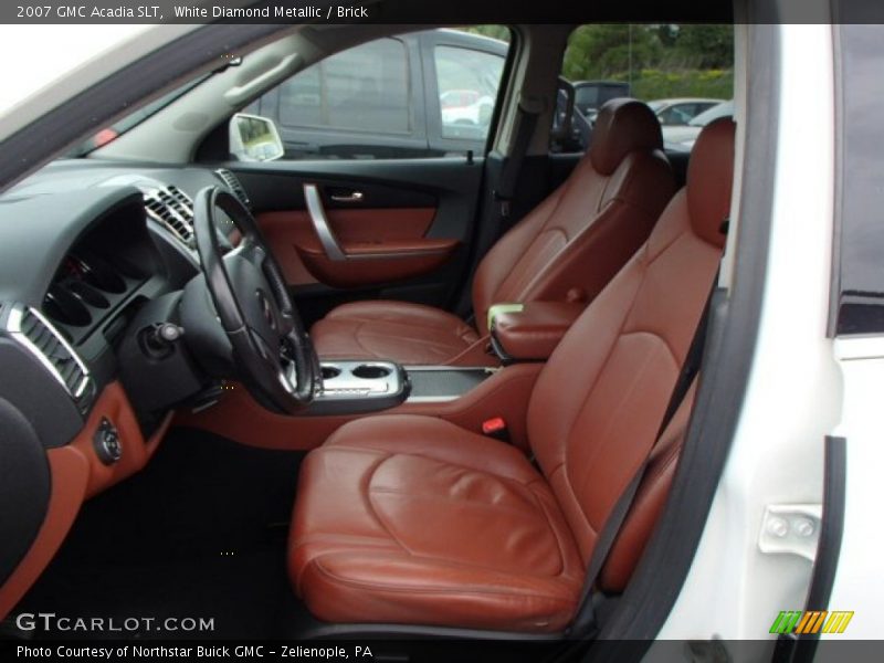  2007 Acadia SLT Brick Interior