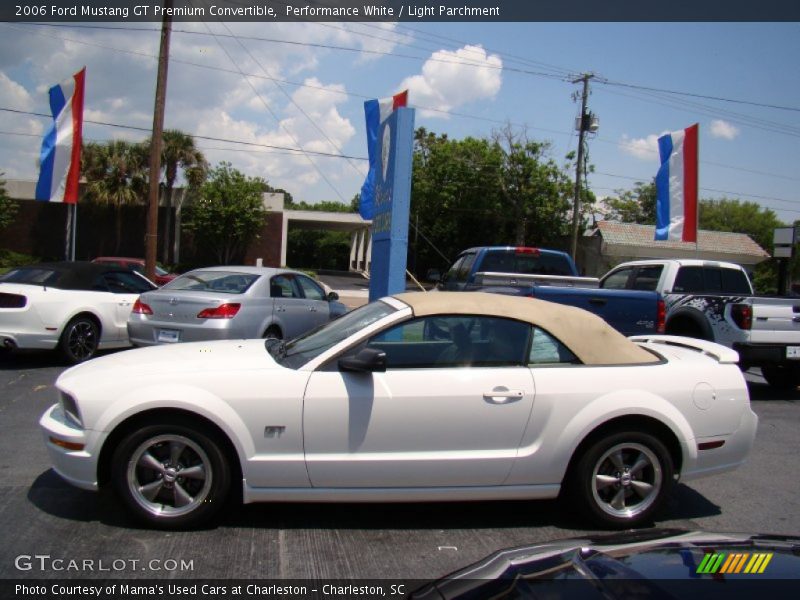 Performance White / Light Parchment 2006 Ford Mustang GT Premium Convertible