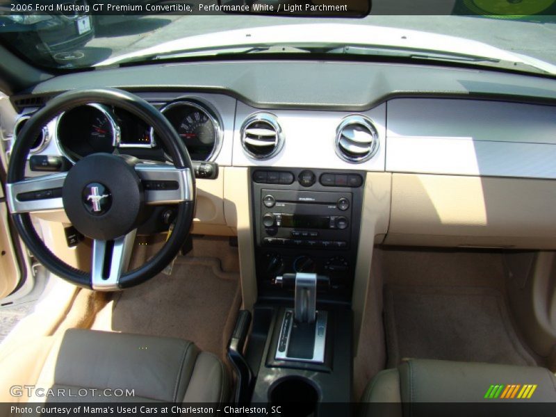 Performance White / Light Parchment 2006 Ford Mustang GT Premium Convertible